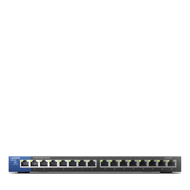 Linksys 16埠 Gigabit 超高速乙太網路交換器 LGS116 (鐵殼)