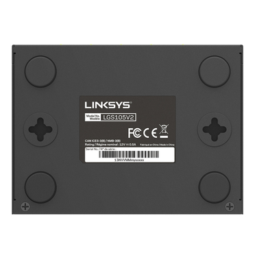 Linksys 5埠 Gigabit 超高速乙太網路交換器 LGS105 (鐵殼)