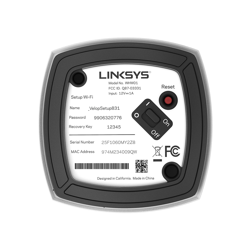 Linksys Velop 雙頻 AC1300 Mesh Wifi(三入)網狀路由器