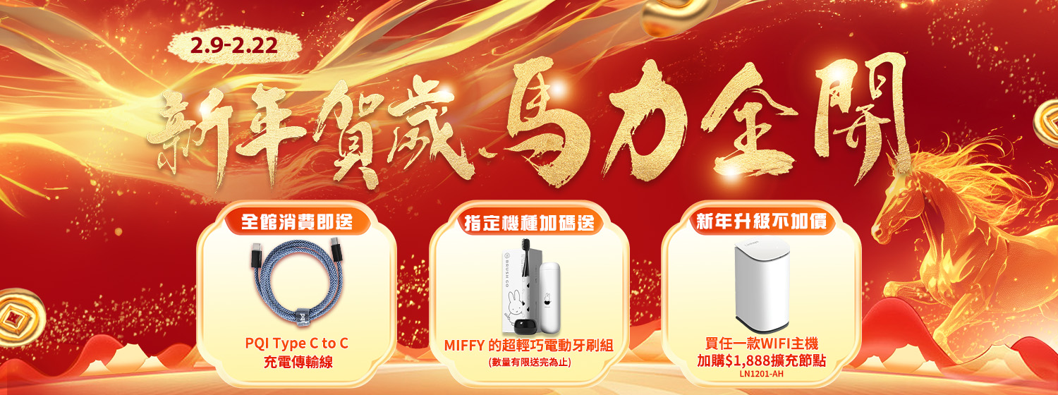 新年賀歲  馬力全開